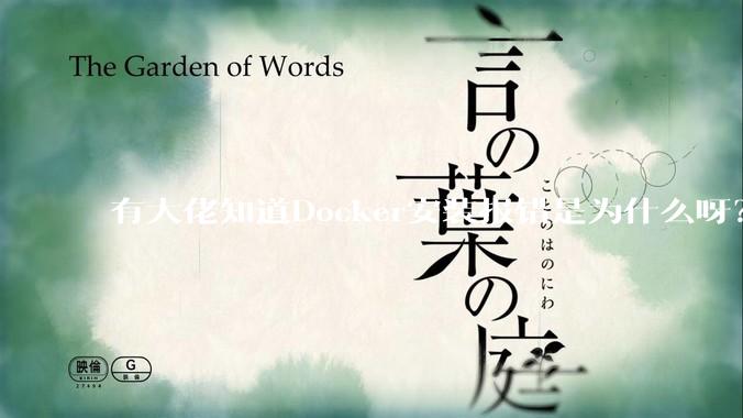 有大佬知道Docker安装报错是为什么呀？