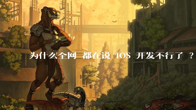 为什么全网 都在说 iOS 开发不行了 ？