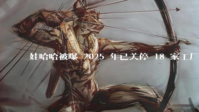 娃哈哈被曝 2025 年已关停 18 家工厂，此前曾回应纯净水由今麦郎代工，娃哈哈到底在布局什么？