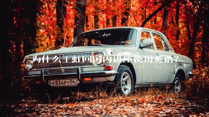 为什么王虹回国内讲座使用英语？