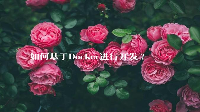 如何基于Docker进行开发?