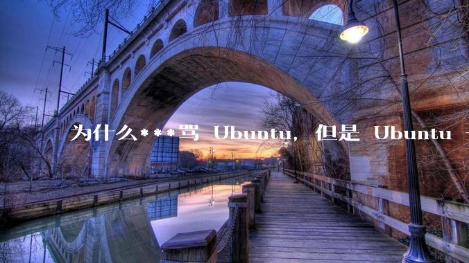 为什么***骂 Ubuntu，但是 Ubuntu 一直是所有 Linux 发行版中知名度、热度最高的？
