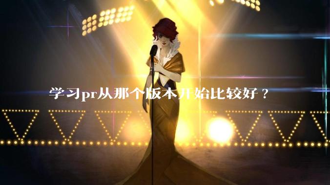 学习pr从那个版本开始比较好?