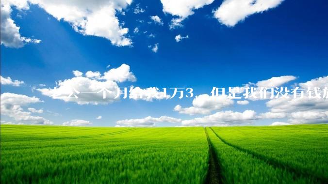 老公一个月给我1万3，但是我们没有钱旅行，到底是我不会管钱，还是老公给得太少？