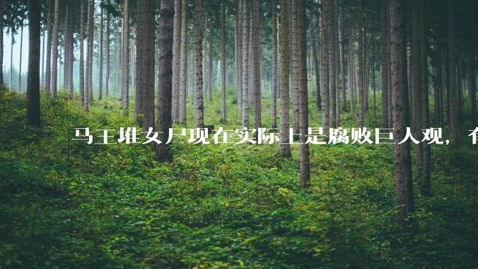马王堆女尸现在实际上是腐败巨人观，有必要拉出来展览吗？
