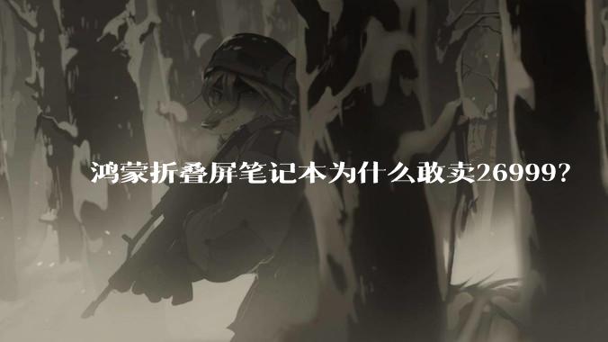 鸿蒙折叠屏笔记本为什么敢卖26999？