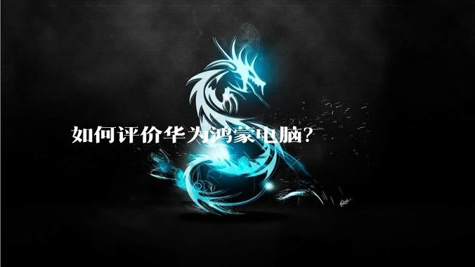 如何评价华为鸿蒙电脑？