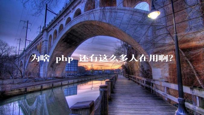 为啥 php 还有这么多人在用啊？