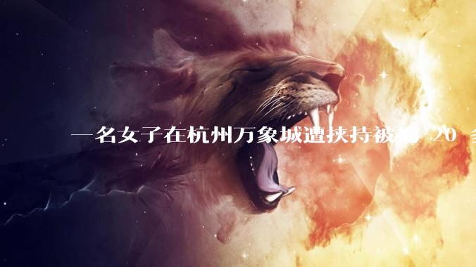 一名女子在杭州万象城遭挟持被捅 20 多刀，隆胸***体救了一命，这反映出哪些公安系统的问题？