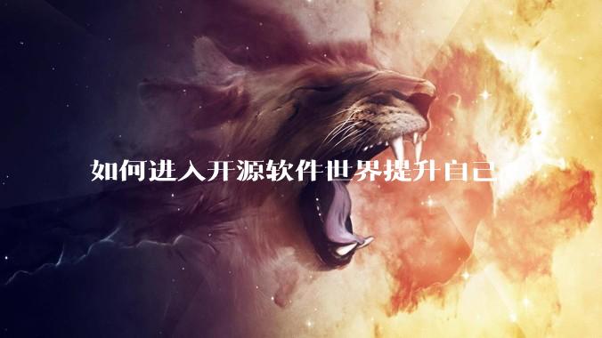 如何进入开源软件世界提升自己?