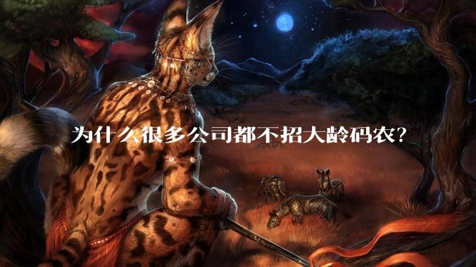 为什么很多公司都不招大龄码农？