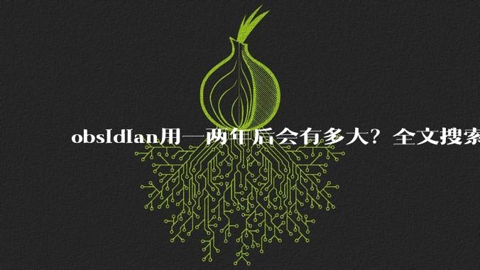 obsidian用一两年后会有多大？全文搜索还快吗？
