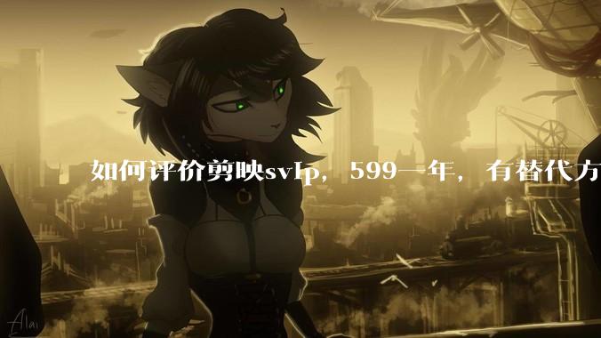 如何评价剪映svip，599一年，有替代方案吗？