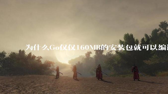 为什么Go仅仅160MB的安装包就可以编译程序，而Rust却还需要几个GB的VC++才能编译？