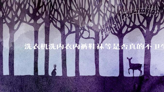 洗衣机洗内衣内裤鞋袜等是否真的不卫生？