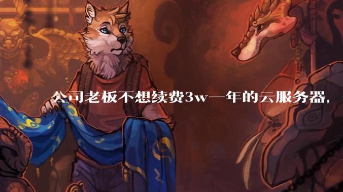 公司老板不想续费3w一年的云服务器，合理吗？
