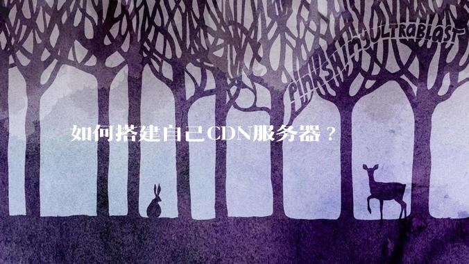 如何搭建自己CDN服务器?