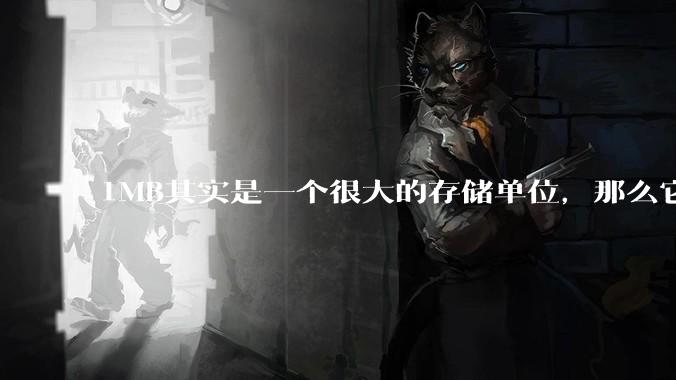 1MB其实是一个很大的存储单位，那么它的存储容量究竟有多大？