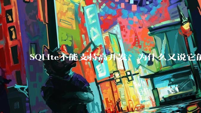 SQLite不能支持高并发，为什么又说它能支持 10万 的日访问量？